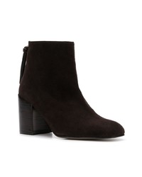 dunkelbraune Wildleder Stiefeletten von Stuart Weitzman