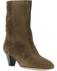 dunkelbraune Wildleder Stiefeletten von Isabel Marant