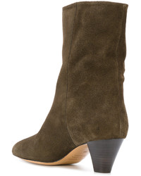 dunkelbraune Wildleder Stiefeletten von Isabel Marant