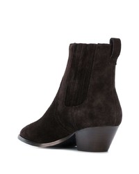 dunkelbraune Wildleder Stiefeletten von Ash