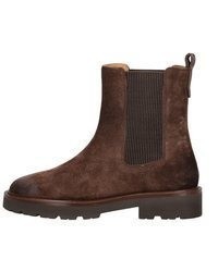 dunkelbraune Wildleder Stiefeletten von Geox