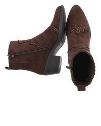 dunkelbraune Wildleder Stiefeletten von Ital-Design