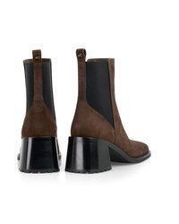 dunkelbraune Wildleder Stiefeletten von Marc Cain