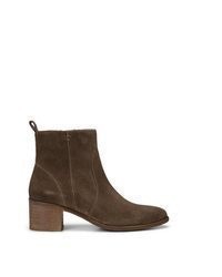 dunkelbraune Wildleder Stiefeletten von Marc O'Polo