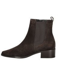 dunkelbraune Wildleder Stiefeletten von Paul Green