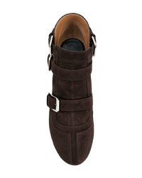 dunkelbraune Wildleder Stiefeletten von Laurence Dacade