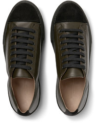 dunkelbraune Wildleder Turnschuhe von Dries Van Noten