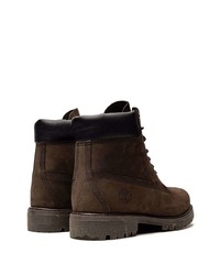 dunkelbraune Wildlederarbeitsstiefel von Timberland