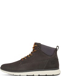 dunkelbraune Wildlederarbeitsstiefel von Timberland