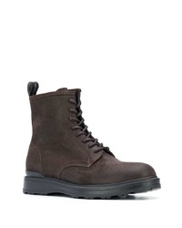 dunkelbraune Wildlederfreizeitstiefel von Woolrich