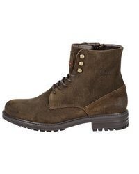dunkelbraune Wildlederfreizeitstiefel von Pantofola D'oro