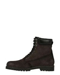 dunkelbraune Wildlederfreizeitstiefel von Pepe Jeans