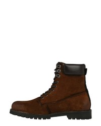 dunkelbraune Wildlederfreizeitstiefel von Pepe Jeans