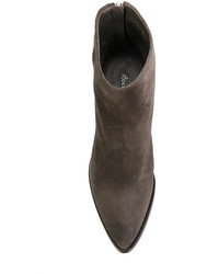 dunkelbraune Wildlederstiefel von Rocco P.