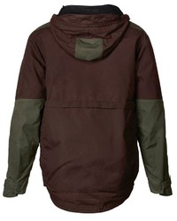 dunkelbraune Windjacke von Parforce