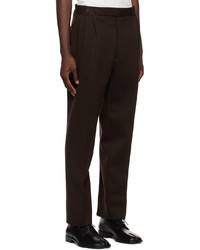 dunkelbraune Wollchinohose von Maison Margiela