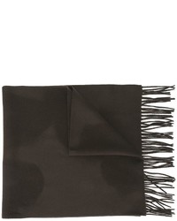 dunkelbrauner geflochtener Schal