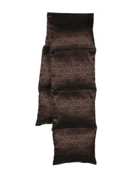 dunkelbrauner gesteppter Schal von Moschino