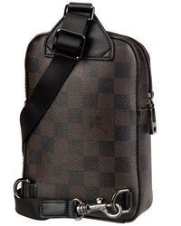dunkelbrauner Leder Rucksack von JOOP!