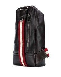 dunkelbrauner Leder Rucksack von Bally