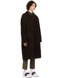 dunkelbrauner Mantel von Wooyoungmi