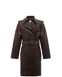 dunkelbrauner Mantel von Hermès Vintage
