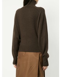 dunkelbrauner Oversize Pullover von Chloé