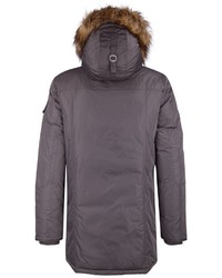 dunkelbrauner Parka von Dreimaster