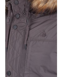 dunkelbrauner Parka von Dreimaster