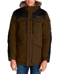 dunkelbrauner Parka von Eddie Bauer