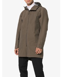 dunkelbrauner Parka von Arc'teryx Veilance