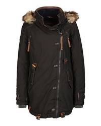 dunkelbrauner Parka von Naketano