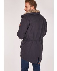 dunkelbrauner Parka von NAVIGAZIONE