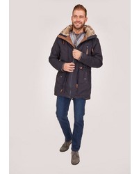 dunkelbrauner Parka von NAVIGAZIONE