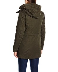 dunkelbrauner Parka von Only