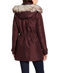 dunkelbrauner Parka von Only