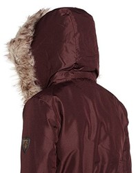 dunkelbrauner Parka von Only