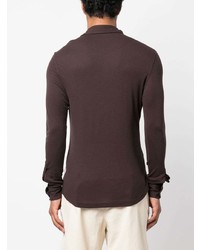 dunkelbrauner Polo Pullover von Orlebar Brown