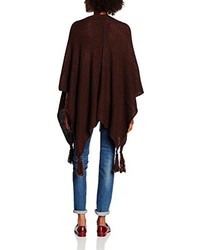 dunkelbrauner Poncho von VILA CLOTHES