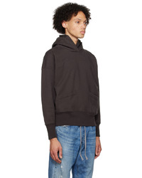 dunkelbrauner Pullover mit einem Kapuze von Levi's Vintage Clothing