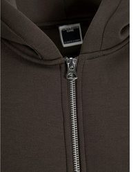 dunkelbrauner Pullover mit einem Kapuze von Jack & Jones