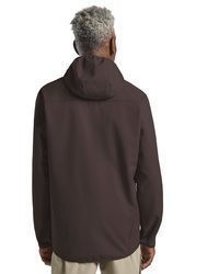 dunkelbrauner Pullover mit einem Kapuze von Jack Wolfskin