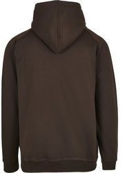 dunkelbrauner Pullover mit einem Kapuze von Urban Classics