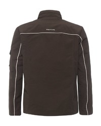 dunkelbrauner Pullover mit einem Reißverschluß von FiNN FLARE