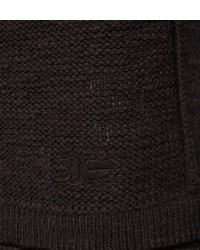 dunkelbrauner Pullover mit einem Rundhalsausschnitt von Camp David