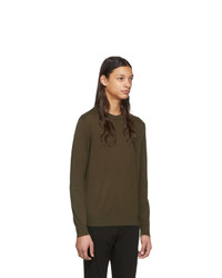 dunkelbrauner Pullover mit einem Rundhalsausschnitt von Ps By Paul Smith