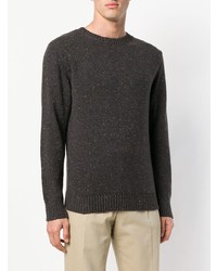 dunkelbrauner Pullover mit einem Rundhalsausschnitt von A.P.C.