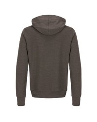 dunkelbrauner Pullover mit einem Schalkragen von super natural