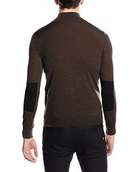 dunkelbrauner Pullover von Celio