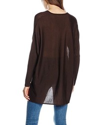dunkelbrauner Pullover von Stefanel
